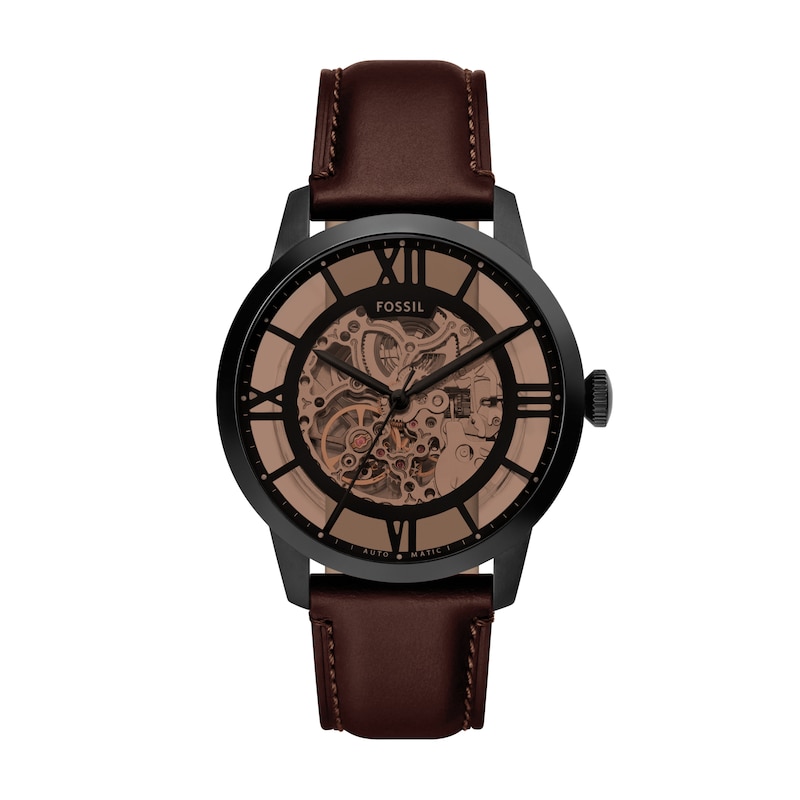 Main Image 1 of Fossil Townsman Automatic Black Stainless Steel Watch
