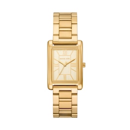 Michael Kors Essex Ladies' Gold Tone Stainless Steel Bracelet Watch