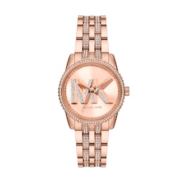Michael Kors Ritz Ladies' Rose Gold Tone Stainless Steel Bracelet Watch