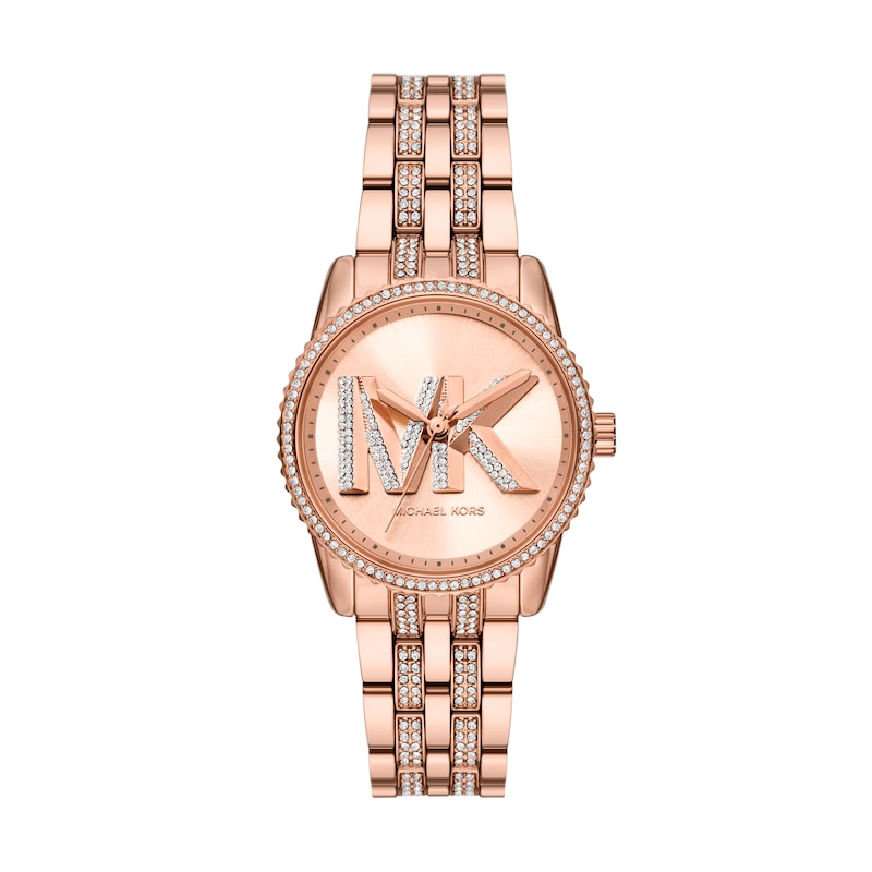 Main Image 1 of Michael Kors Ritz Women's Rose Gold Tone Stainless Steel Bracelet Watch