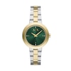 Thumbnail Image 1 of Armani Exchange Women's Green Dial Two Tone Stainless Steel Bracelet Watch