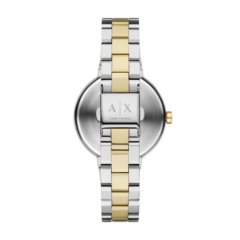 Main Image 4 of Armani Exchange Women's Green Dial Two Tone Stainless Steel Bracelet Watch