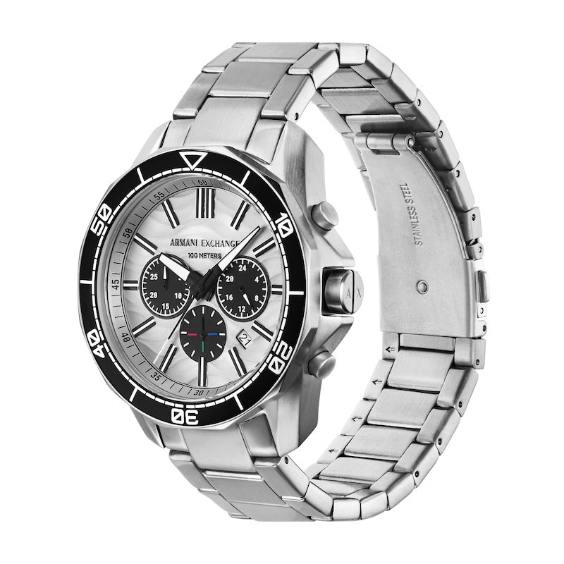 Main Image 4 of Armani Exchange Men's Chronograph Stainless Steel Watch