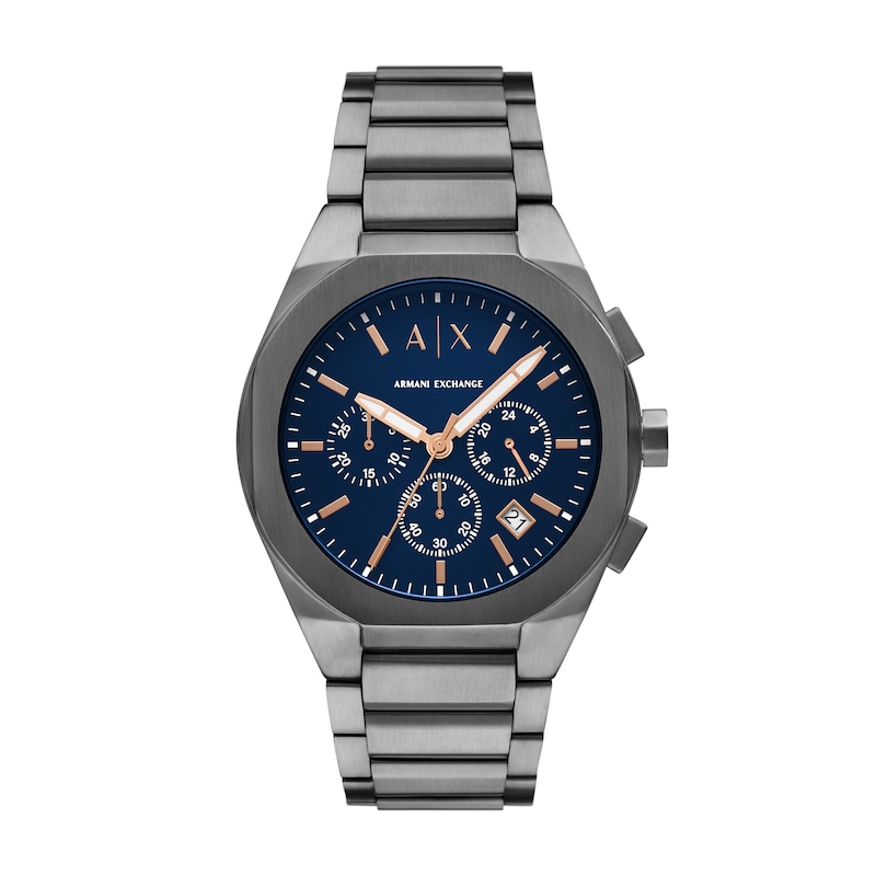 Main Image 1 of Armani Exchange Men's Chronograph Gunmetal Stainless Steel Watch