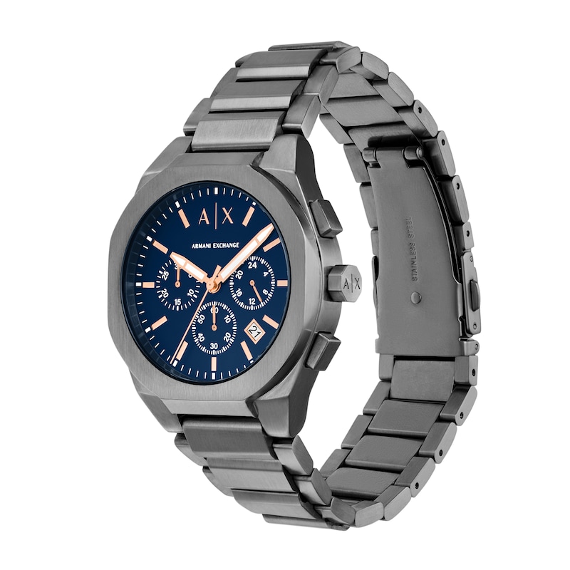 Main Image 3 of Armani Exchange Men's Chronograph Gunmetal Stainless Steel Watch