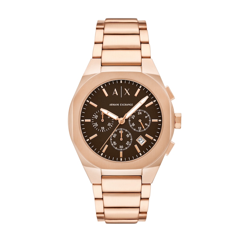 Main Image 1 of Armani Exchange Men's Chronograph Rose Gold Tone Stainless Steel Watch