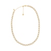 Thumbnail Image 1 of Michael Kors Women's 14ct Gold Plated Bezel Set Necklace