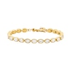 Thumbnail Image 1 of Michael Kors Women's 14ct Gold Plated Bezel Set Bracelet