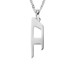 Diesel Men's Stainless Steel Stylized D Logo Pendant Necklace