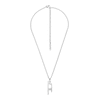 Thumbnail Image 2 of Diesel Men's Stainless Steel Stylized D Logo Pendant Necklace