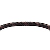 Thumbnail Image 3 of Fossil Men's Black & Burgundy Braided Leather Bracelet
