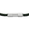Thumbnail Image 2 of Fossil Men's Black & Green Braided Leather Bracelet