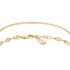 Thumbnail Image 3 of Fossil Women's Gold-Tone Chain & Open Bangle Bracelet Set