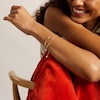 Thumbnail Image 4 of Fossil Women's Gold-Tone Chain & Open Bangle Bracelet Set