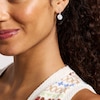 Thumbnail Image 4 of Fossil Women's Mother of Pearl Silver-Tone Stainless Steel Drop Earrings