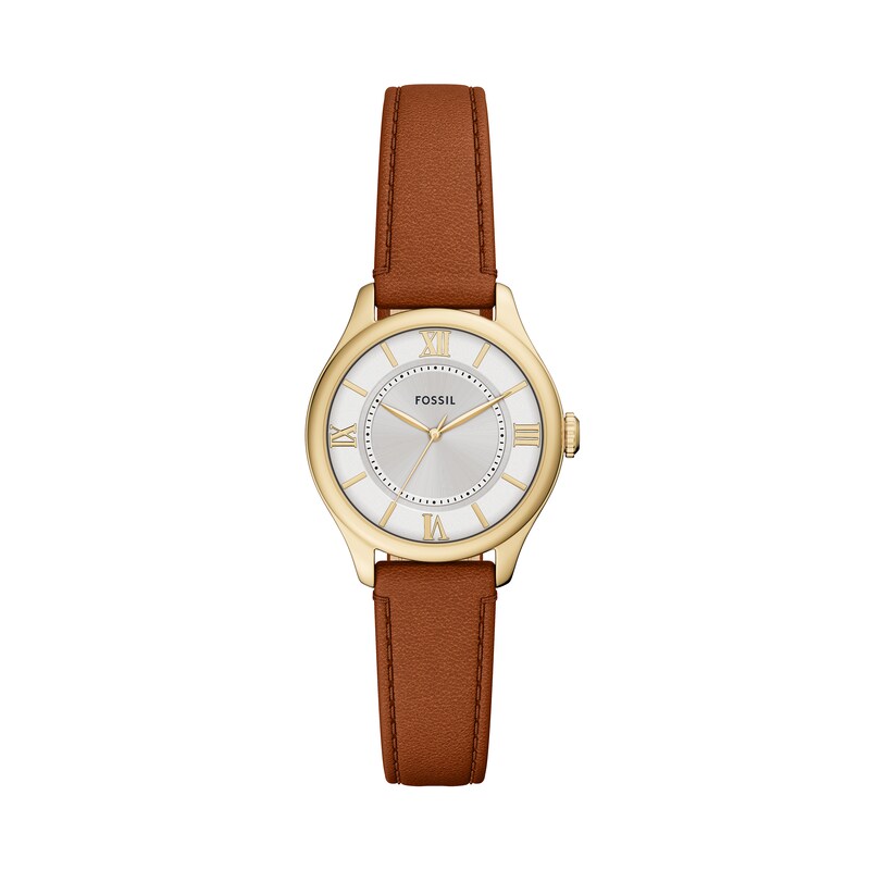 Main Image 1 of Fossil Women's Gilmore Three-Hand Brown Leather Watch