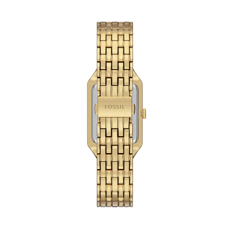 Main Image 3 of Fossil Raquel Women's Yellow Gold Plate Black Dial Stainless Steel Bracelet Watch