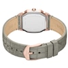 Thumbnail Image 4 of Fossil Women's Harlow Three-Hand Gray Croco Leather Watch