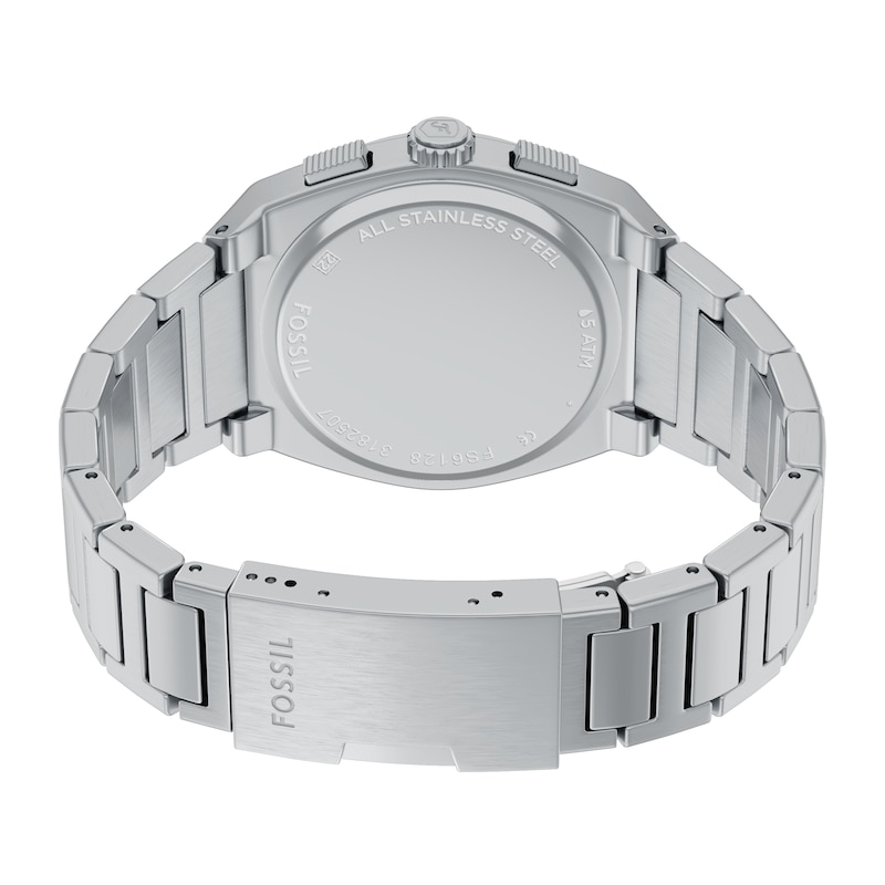 Main Image 6 of Fossil Everett Men's Stainless Steel Grey Dial Stainless Steel Bracelet Watch