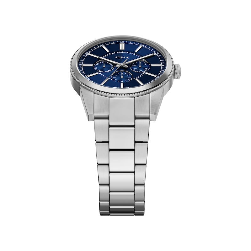 Main Image 3 of Fossil Pearson Men's Stainless Steel Blue Dial Stainless Steel Bracelet Watch