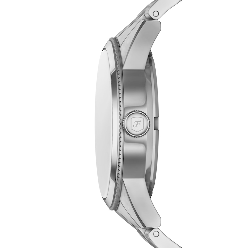 Main Image 4 of Fossil Pearson Men's Stainless Steel Blue Dial Stainless Steel Bracelet Watch