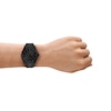Thumbnail Image 8 of Fossil Pearson Men's Stainless Steel Black IP Black Leather Strap Watch