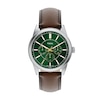 Thumbnail Image 1 of Fossil Pearson Men's Stainless Steel Green Dial Brown Leather Strap Watch