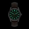 Thumbnail Image 2 of Fossil Pearson Men's Stainless Steel Green Dial Brown Leather Strap Watch