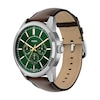 Thumbnail Image 3 of Fossil Pearson Men's Stainless Steel Green Dial Brown Leather Strap Watch
