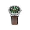 Thumbnail Image 4 of Fossil Pearson Men's Stainless Steel Green Dial Brown Leather Strap Watch