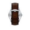 Thumbnail Image 6 of Fossil Pearson Men's Stainless Steel Green Dial Brown Leather Strap Watch