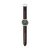 Thumbnail Image 8 of Fossil Pearson Men's Stainless Steel Green Dial Brown Leather Strap Watch