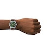 Thumbnail Image 9 of Fossil Pearson Men's Stainless Steel Green Dial Brown Leather Strap Watch