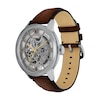 Thumbnail Image 2 of Fossil Men's Stainless Steel Townsman Skeleton Dial Brown Leather Strap Watch
