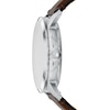 Thumbnail Image 4 of Fossil Men's Stainless Steel Townsman Skeleton Dial Brown Leather Strap Watch