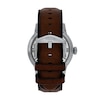 Thumbnail Image 5 of Fossil Men's Stainless Steel Townsman Skeleton Dial Brown Leather Strap Watch