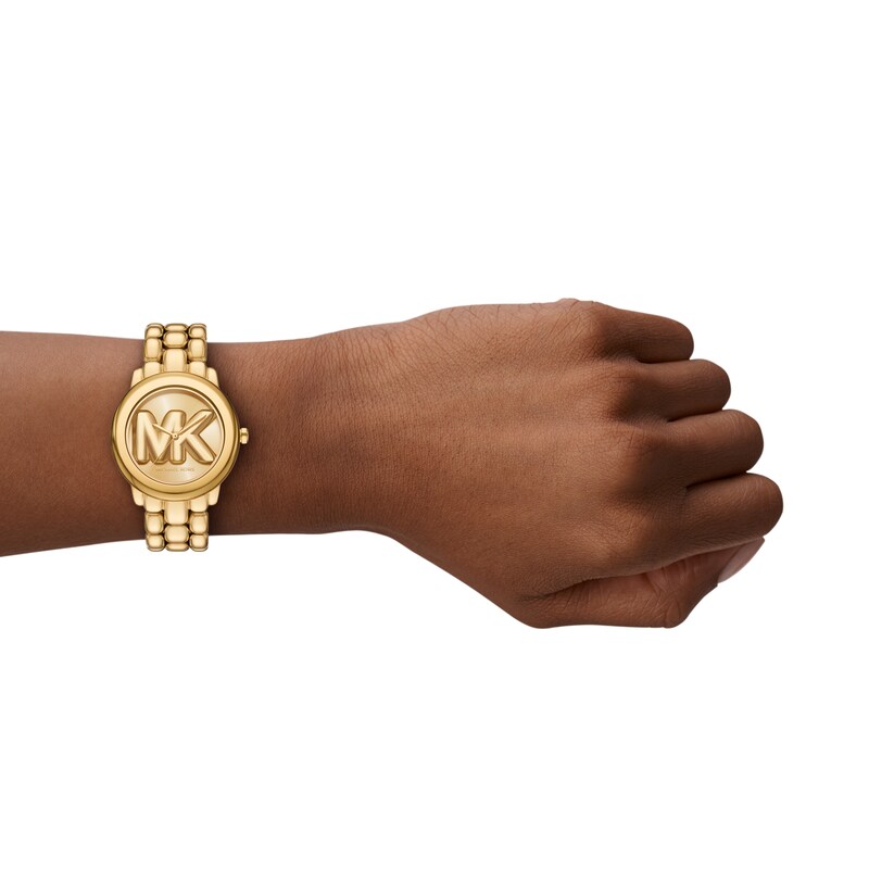 Main Image 4 of Michael Kors Phoebe Women's Yellow Gold Plate Bracelet Watch