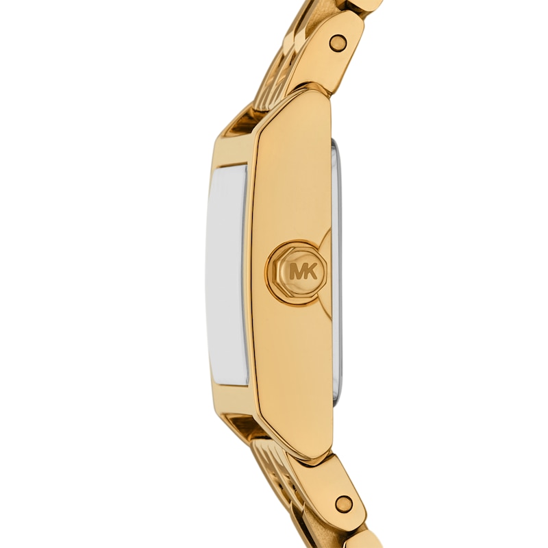 Main Image 2 of Michael Kors Women's Yellow Gold Plate Georgie Square Dial Gold Tone Bracelet Watch