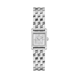Michael Kors Women's Stainless Steel Georgie Square Dial Silver Bracelet Watch