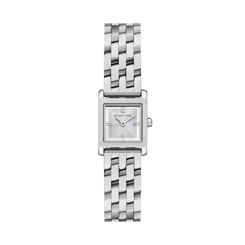 Main Image 1 of Michael Kors Women's Stainless Steel Georgie Square Dial Silver Bracelet Watch