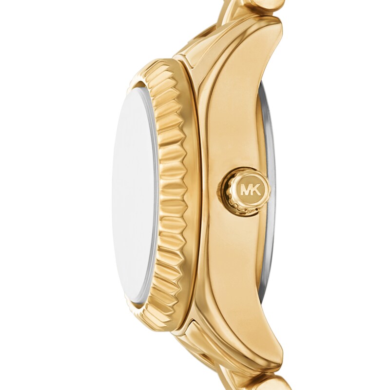 Main Image 2 of Michael Kors Women's Yellow Gold Plate Micro Lex Gold Bracelet Watch