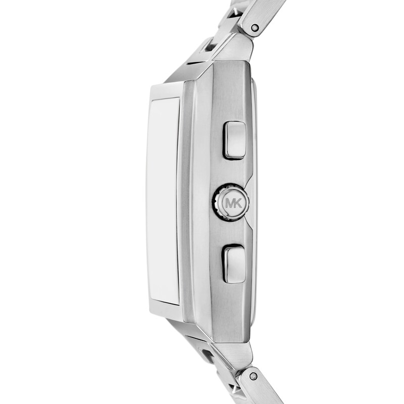 Main Image 2 of Michael Kors Rhys Men's Stainless Steel Square Black Dial Bracelet Watch