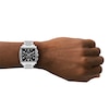 Thumbnail Image 4 of Michael Kors Rhys Men's Stainless Steel Square Black Dial Bracelet Watch