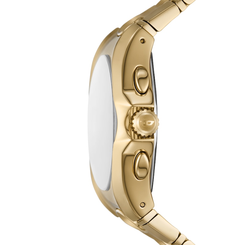 Main Image 2 of Diesel Men's D-Curve Chronograph Gold-Tone Stainless Steel Watch
