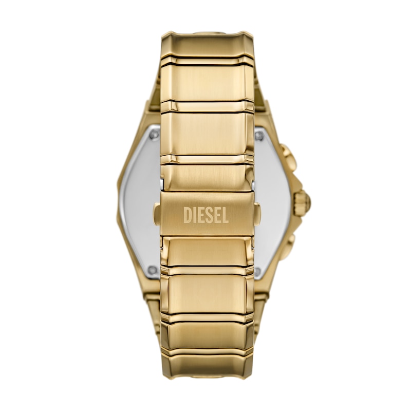 Main Image 3 of Diesel Men's D-Curve Chronograph Gold-Tone Stainless Steel Watch