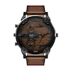 Thumbnail Image 1 of Diesel Men's Mr. Daddy Slim Multi-Movement Brown Leather Watch