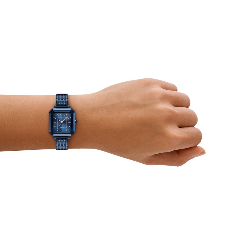 Main Image 5 of Armani Exchange Women's Three-Hand Blue Stainless Steel Watch