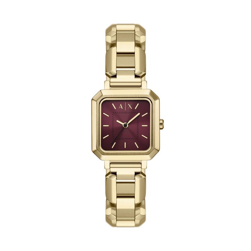 Main Image 1 of Armani Exchange Women's Three-Hand Gold-Tone Stainless Steel Watch