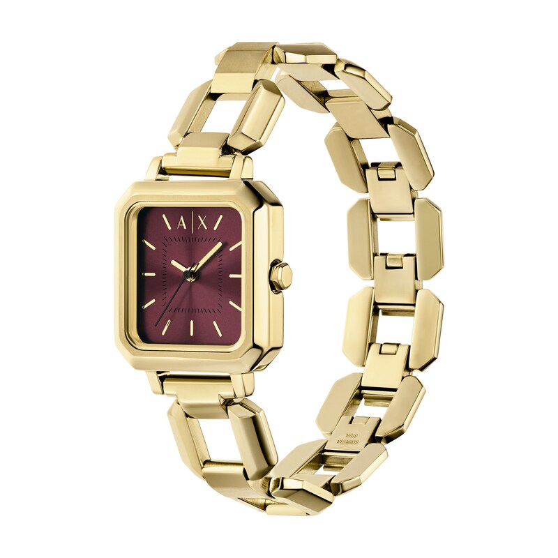 Main Image 2 of Armani Exchange Women's Three-Hand Gold-Tone Stainless Steel Watch