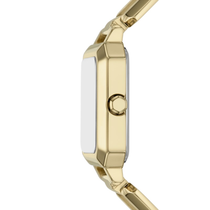 Main Image 3 of Armani Exchange Women's Three-Hand Gold-Tone Stainless Steel Watch